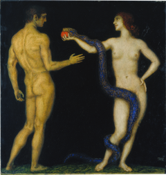 Adam and Eve by Franz Stuck