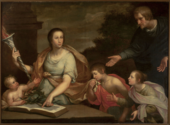 Allegory of teaching. by Juriaen Jacobsze