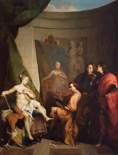 Apelles Painting Campaspe by Nicolas Vleughels