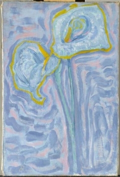 Arum lilies by Piet Mondrian