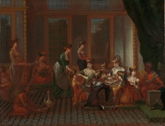 Banquet of Distinguished Turkish Women by Jean Baptiste Vanmour