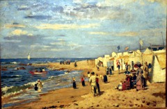 Beach of baths, Póvoa de Varzim by João Marques de Oliveira