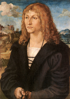 Beardless Young Man by Lucas Cranach the Elder