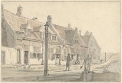 Bij de Koepoort te Delft by Johannes Jelgerhuis