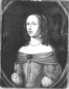 Bildnis der Landgräfin Magdalena Sibylla von Hessen-Darmstadt, Tochter des Landgrafen Georg II. (1631-51) (?) by Salomon Duarte