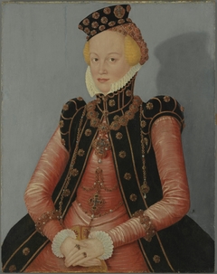 Bildnis einer Dame (Markgräfin Elisabeth von Ansbach-Bayreuth?) by Lucas Cranach the Younger