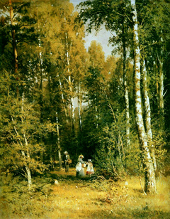 Birch grove by Ivan Shishkin