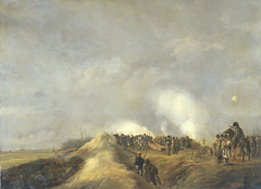 Bombardment of Naarden, April 1814 by Pieter Gerardus van Os