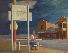 Bus Stop by Jeffrey Smart