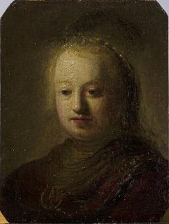 Bust of a Girl by Rembrandt