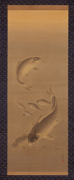 Carp by Maruyama Ōshin