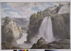 Cascades At Tivoli by Francis Towne