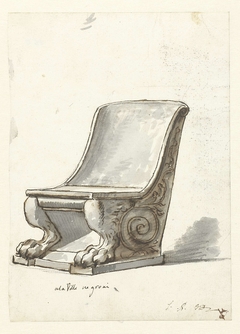 Chair in Villa Negroni by Jacques-Louis David