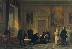 Charles V at the Monastery of San Jerónimo de Yuste by Joseph-Nicolas Robert-Fleury