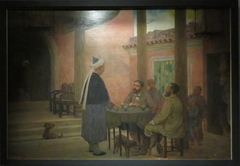 Chez les musulmans chinois dans la mosquée Huaishengsi à Canton by Félix Élie Régamey