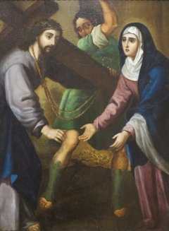 Christ on the Road to Calvary by Nicolás Enríquez