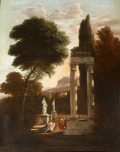 Classical Landscape by Hendrick Danckerts