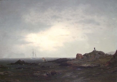 Coastal Landscape by Amaldus Nielsen