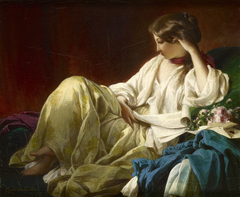 Contemplation by Franz Xaver Winterhalter