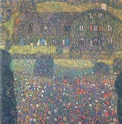 Country House at the Attersee by Gustav Klimt