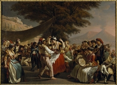 Dance near Naples by Jacques Sablet