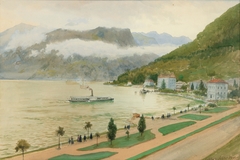 Der Luganer See by Albert Nikolayevitch Benois