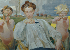 Die Frau des Künstlers by Jacek Malczewski