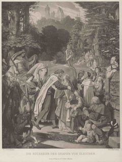 Die Rückkehr des Grafen von Gleichen by Moritz von Schwind