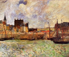 Dieppe Harbour by Paul Gauguin