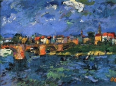 Dresden Neustadt 1 by Oskar Kokoschka