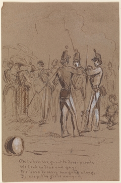 Dress Parade (from Sketchbook) by James Abbott McNeill Whistler