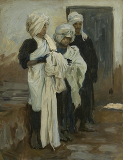 Egyptian indigo dyers by John Singer Sargent