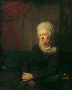 Eine alte Dame (Frau von Weinbrenner) by Josef Grassi