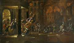 El incendio de Troya by Juan de la Corte