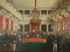 Emperor Alexander II declares the 1863 Diet session open by Robert Ekman