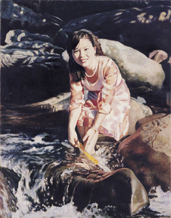 Enjoying The Rippling Water by Li Mei-shu