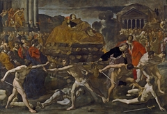 Exequias de un emperador romano by Giovanni Lanfranco