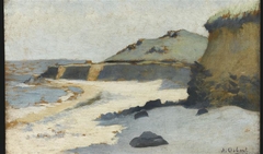 Falaises à Diélette by Alphonse Osbert