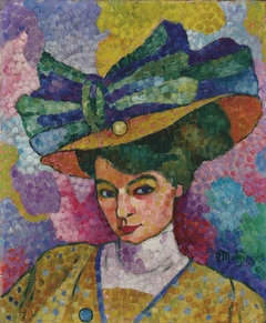 Femme au Chapeau (Woman with a Hat) by Jean Metzinger