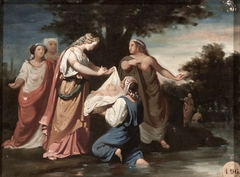 Finding of Moses by José Casado del Alisal