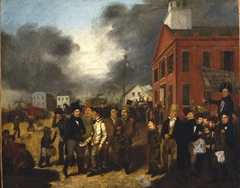 First State Election in Detroit, Michigan, 1837 by Thomas Mickell Burnham