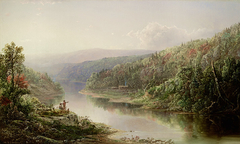 Fishing on the Potomac, Eastern Panhandle, West Virginia by William Louis Sonntag