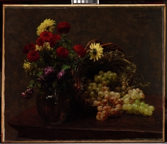 Flowers and Grapes by Henri Fantin-Latour