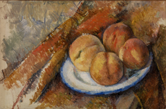 Four Peaches on a Plate (Quatre pêches sur une assiette) by Paul Cézanne