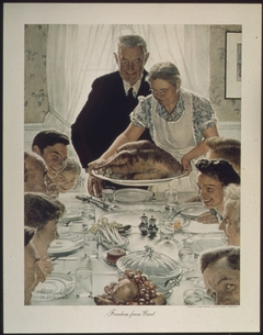 Freedom from Want by Norman Rockwell