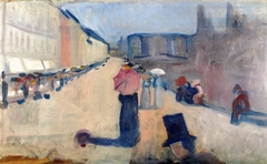 From Karl Johan by Edvard Munch