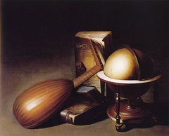 Globe, Books and Lute by Gerrit Dou