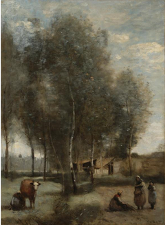 Grassland Planted with Trees (Sainte-Catherine-lès-Arras) by Jean-Baptiste-Camille Corot