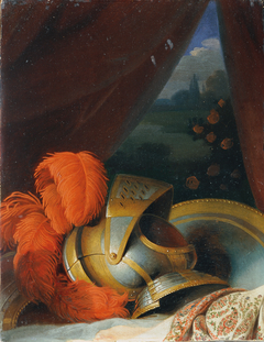 Helm und Rundschild by Johann Peter Krafft