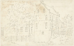 Het huis Groot Watergoor bij Nijkerk by Cornelis Pronk